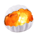 Pretty Shell Shaped natural crystal salt lamp Himalayan salt lamps Light Improving the Air Quantity for your Bedroom baby Room
