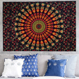 Beach towel Indian Mandala tablecloth Hippie Wall Hanging Tapestries Boho Bedspread  Yoga Mat Blanket Table Cloth