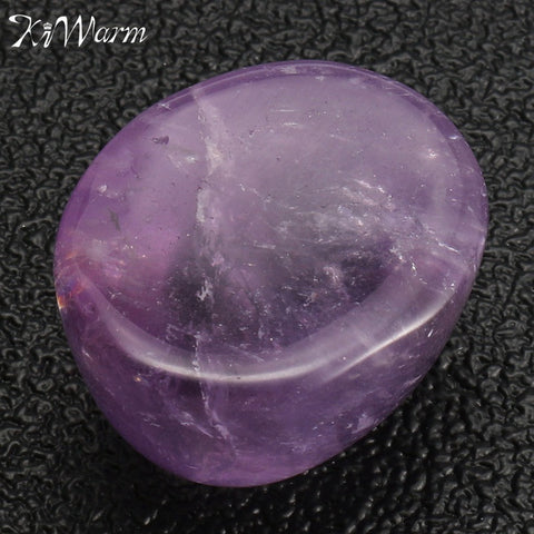 Purple Amethyst Crystals Gemstone Healing Stone Rocks Home Decor DIY Crafts Material 25-35mm