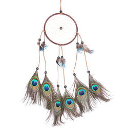 India Style Handmade Dream Catcher Net With feathers Car Window Wall Hanging Decoration Decor Craft Ornament Gift