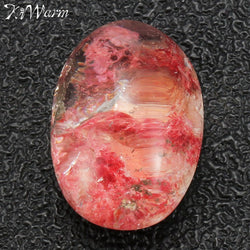 Red Quartz Crystal Stone Specimen Healing Pendant Gemstone for Home Decor Crafts DIY Material Gifts