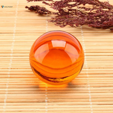 Natural Amber Magic Crystal Healing Ball Sphere 40mm + Stand