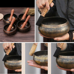 Hand Hammered Tibetan Singing Bowl