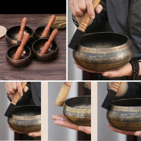 Hand Hammered Tibetan Singing Bowl