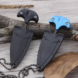 Multifunctional Mini Hanging Necklace   Stainless Steel Pocket Protable Outdoor Camping Knife Rescue Survival Tool Knives
