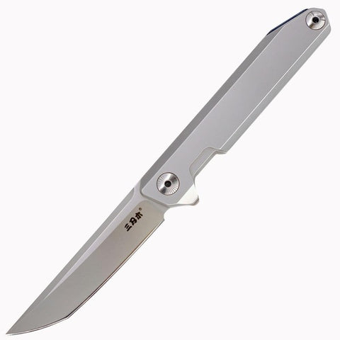 Sanrenmu 1161 Pocket Folding Knife 14C28N Stainless Steel Blade Flipper Ball Bearing Outdoor Camping Survival Tool  EDC Knife
